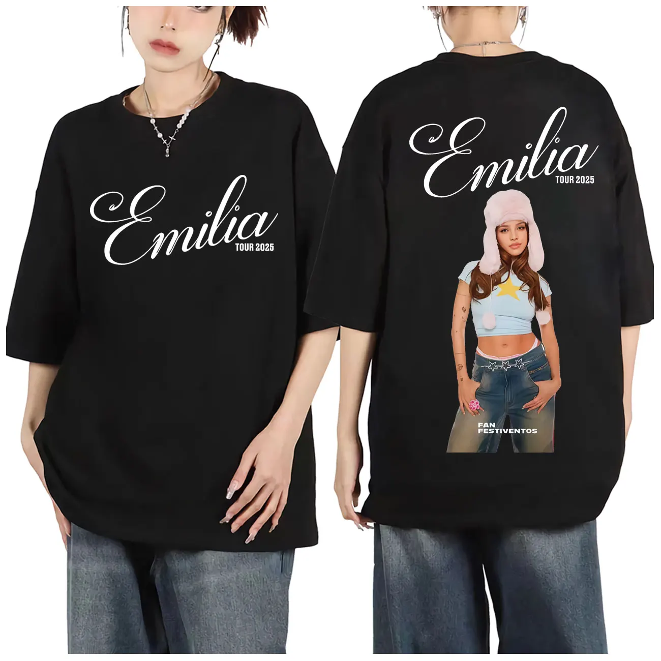 Emilia Mernes Tour 2025 Graphic T Shirts Men Women Clothing Fashion Hip Hop T-shirts High Quality Cotton Short Sleeve T-shirt
Emilia Mernes Tour 2025 Graphic T Shirts Men Women Clothing Fashion Hip Hop T-shirts High Quality Cotton Short Sleeve T-shirt