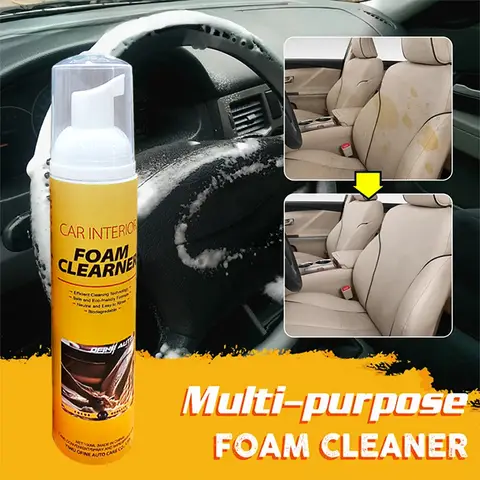 100/500ML Multi-Purpose Foam Cleaner Spray Leather Cleaning Auto Home Large Capacity Foam Cleaners for Car Wash Maintenance