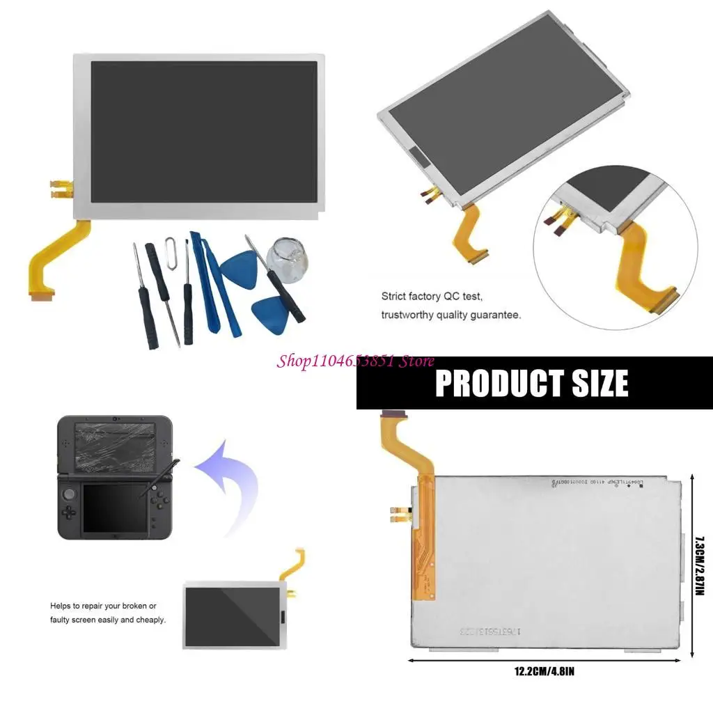 Premium LCD Display Panel For New XL LL Gaming Console Device Easy To Install
Premium LCD Display Panel For New XL LL Gaming Console Device Easy To Install