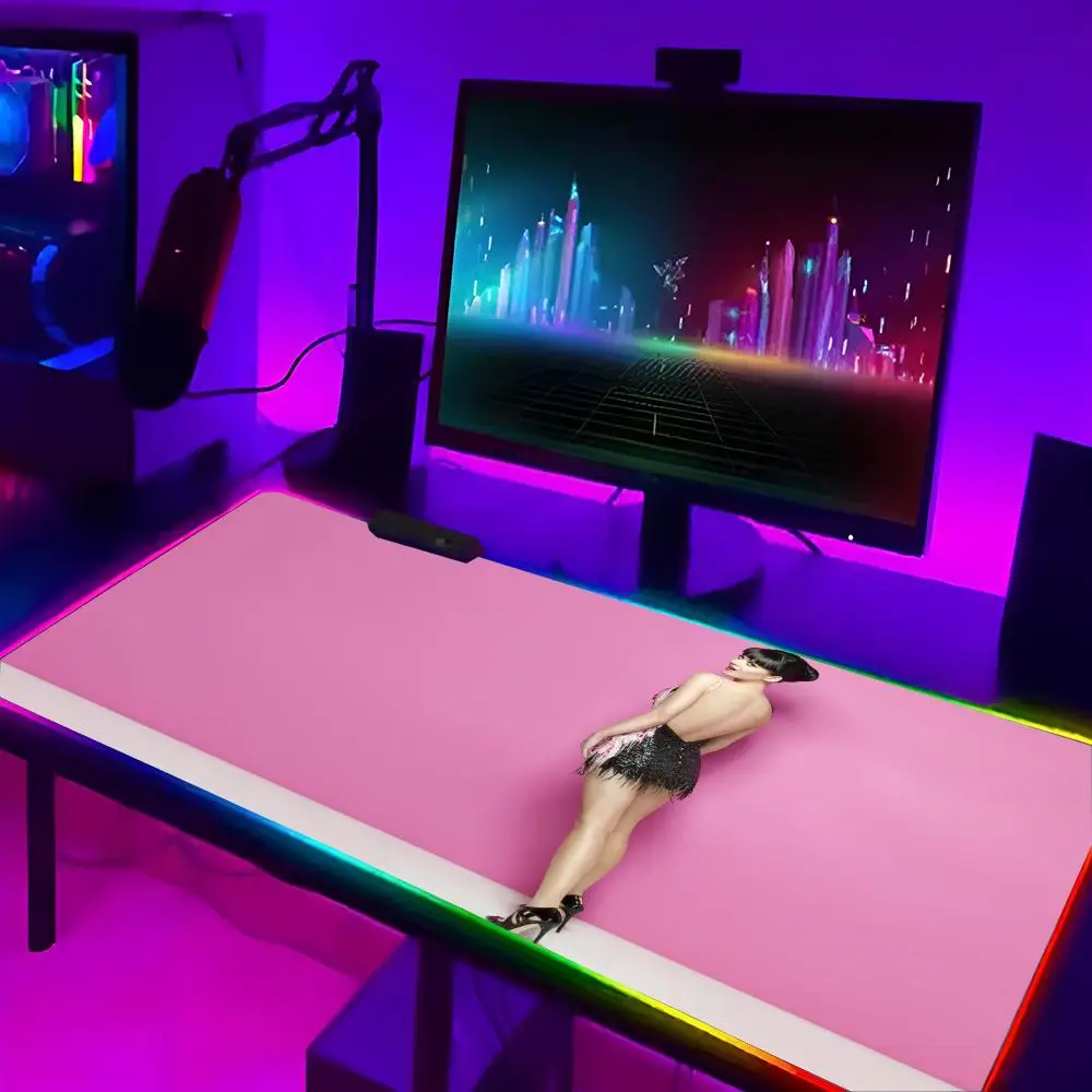 Katy Perry MINISO Mouse Pad E-sports players LED RGB Keyboard Cover Desk mat Colorful Surface Waterproof Computer Game CS lol
Katy Perry MINISO Mouse Pad E-sports players LED RGB Keyboard Cover Desk mat Colorful Surface Waterproof Computer Game CS lol