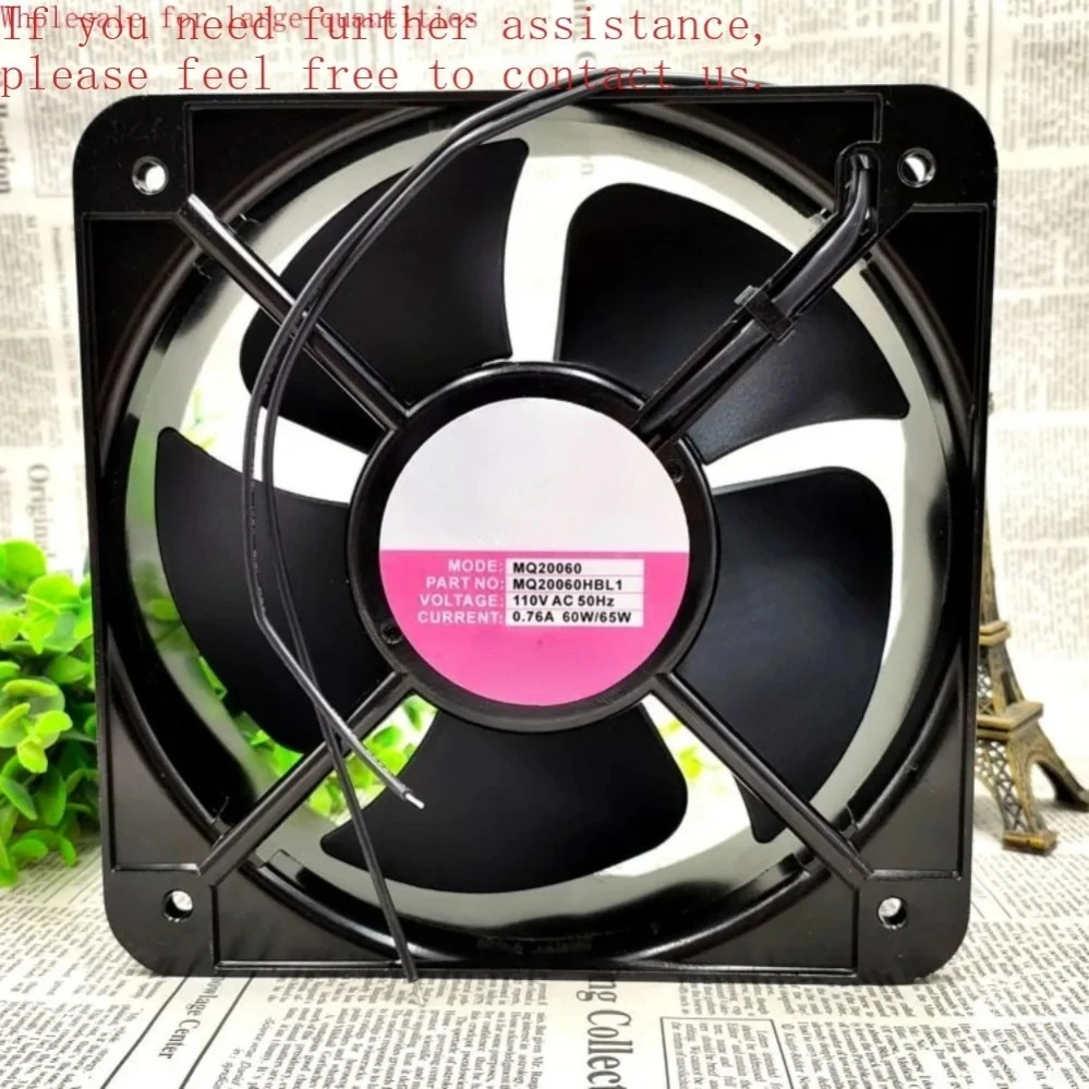 20060 AC110V 0.76A Double Ball Cooling Fan For Minquan MQ20060HBL1 20CM Industrial Fan(002)
20060 AC110V 0.76A Double Ball Cooling Fan For Minquan MQ20060HBL1 20CM Industrial Fan(002)