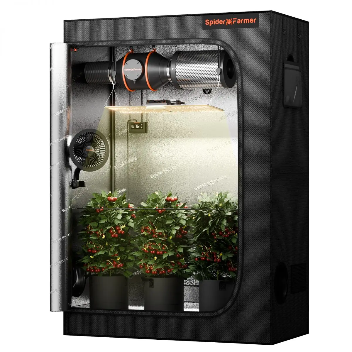 200 Вт EVO 60X120X180 Умная палатка для выращивания в помещении Полный комплект для гидропоники Samsung Spider Farmer SF2000
200 Вт EVO 60X120X180 Умная палатка для выращивания в помещении Полный комплект для гидропоники Samsung Spider Farmer SF2000