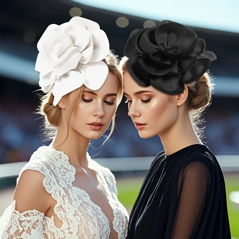 2pcs Elegant Polyester Flower Hair Accessory for Women Stylish Wedding, Party, And Tea Party Headpiece for Birthdays Carnivals
2pcs Elegant Polyester Flower Hair Accessory for Women Stylish Wedding, Party, And Tea Party Headpiece for Birthdays Carnivals