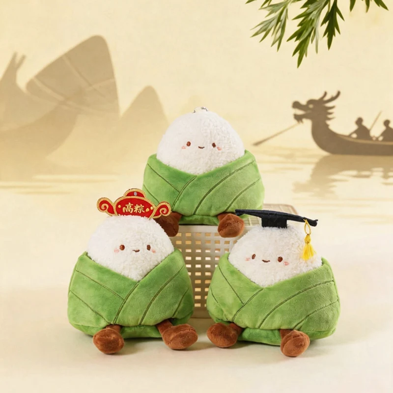 Traditional Chinese Zongzi Plushie 10cm Lucky Fortune Charm for Exam & Graduation Cute Rice Dumpling Stuffed Toy Gift
Traditional Chinese Zongzi Plushie 10cm Lucky Fortune Charm for Exam & Graduation Cute Rice Dumpling Stuffed Toy Gift