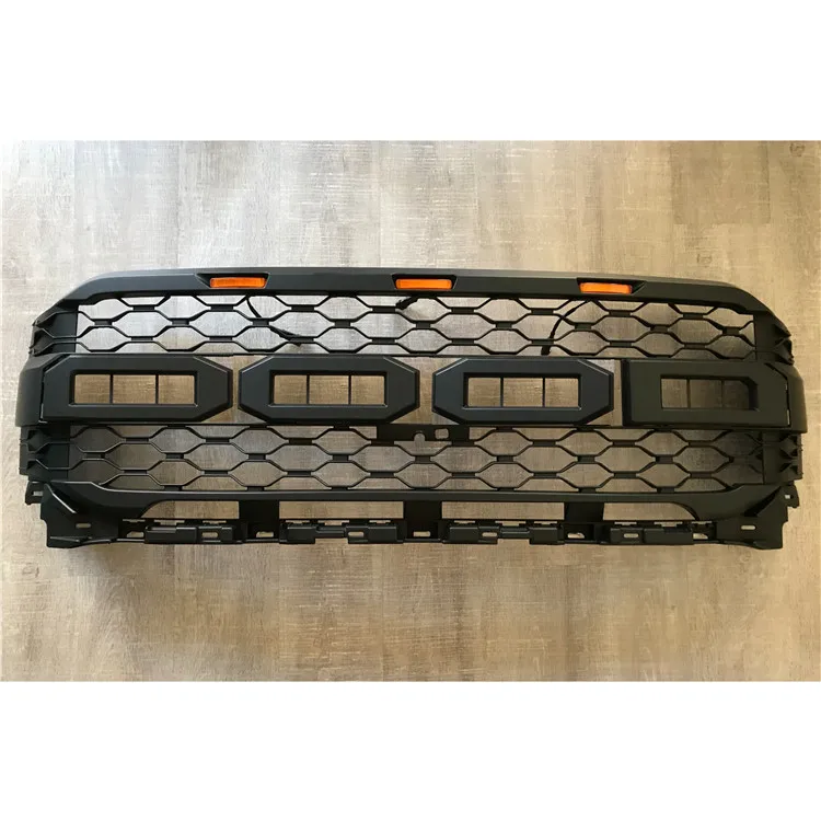 Matte Black Front Grill Raptor Style Abs Grill With Led Front Bumper Grille Fit For Ford F150 2021
Matte Black Front Grill Raptor Style Abs Grill With Led Front Bumper Grille Fit For Ford F150 2021