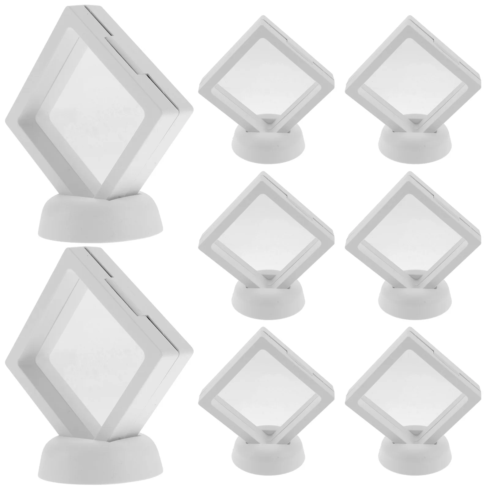 1 Set Transparent Coin Case Frame Holder Box Stand For Desktop Jewelry Storage Pe Film Display Rack Case 3D
1 Set Transparent Coin Case Frame Holder Box Stand For Desktop Jewelry Storage Pe Film Display Rack Case 3D