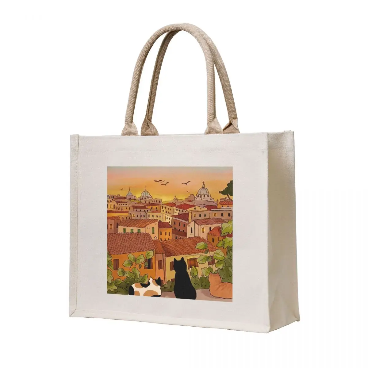 Journal of a Cat in Rome - Sunset from the Terrazza Tote Bag sacs de shopping tote bag canvas women bag Gift
Journal of a Cat in Rome - Sunset from the Terrazza Tote Bag sacs de shopping tote bag canvas women bag Gift