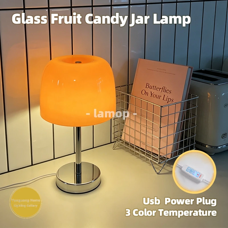 Murano Glass Table Lamp Macaron Style Candy Jar Glass Bedside Lamp 3 Color Temperature Kids Room Decor Table Lamp
Murano Glass Table Lamp Macaron Style Candy Jar Glass Bedside Lamp 3 Color Temperature Kids Room Decor Table Lamp