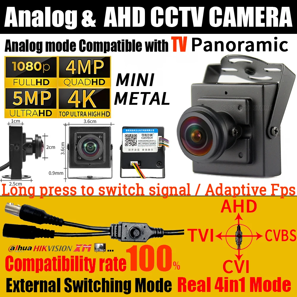 1,7 мм панорамная 5 Мп 4K TVl/CVl/CVBS 4 в 1 4 МП 1080P очень маленькая Ultra HD CCTV AHD мини камера рыбий глаз металлический монитор OSD выключатель меню
1,7 мм панорамная 5 Мп 4K TVl/CVl/CVBS 4 в 1 4 МП 1080P очень маленькая Ultra HD CCTV AHD мини камера рыбий глаз металлический монитор OSD выключатель меню