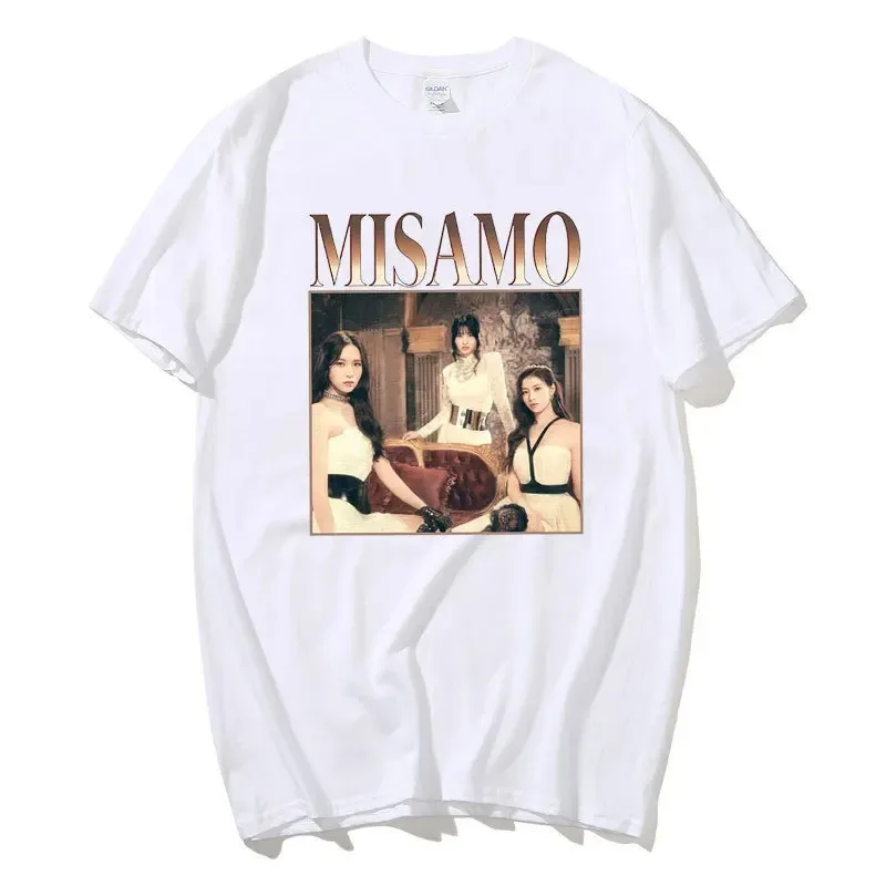 MISAMO Women's and Men's Short Sleeve T-Shirt, Graphic Tops, Momo, Sana, Mina, 100% Cotton, High Quality, Harajuku, Y2k, Summer
MISAMO Women's and Men's Short Sleeve T-Shirt, Graphic Tops, Momo, Sana, Mina, 100% Cotton, High Quality, Harajuku, Y2k, Summer
