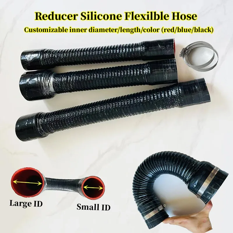 Universal Reducer Silicone Flexible Hose Variable Diameter Silicone Hose Intercooler Hose Car Air Intake Pipe Radiator Tube 
Universal Reducer Silicone Flexible Hose Variable Diameter Silicone Hose Intercooler Hose Car Air Intake Pipe Radiator Tube