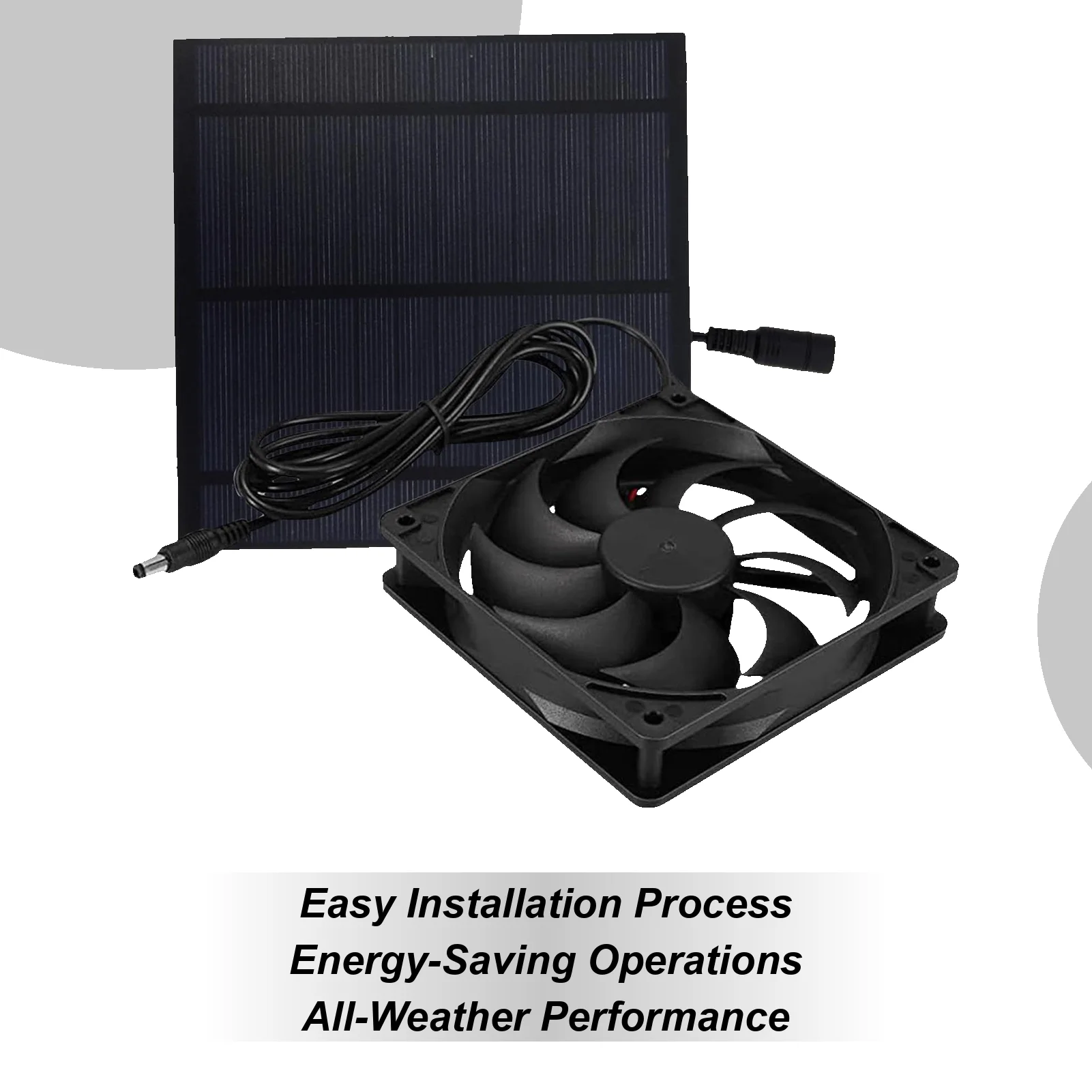 Solar Powered Exhaust Fan Dog House Waterproof Solar Powered Fan Powerful Cooling Device Versatile Air Exhaust Kit For Picnic
Solar Powered Exhaust Fan Dog House Waterproof Solar Powered Fan Powerful Cooling Device Versatile Air Exhaust Kit For Picnic