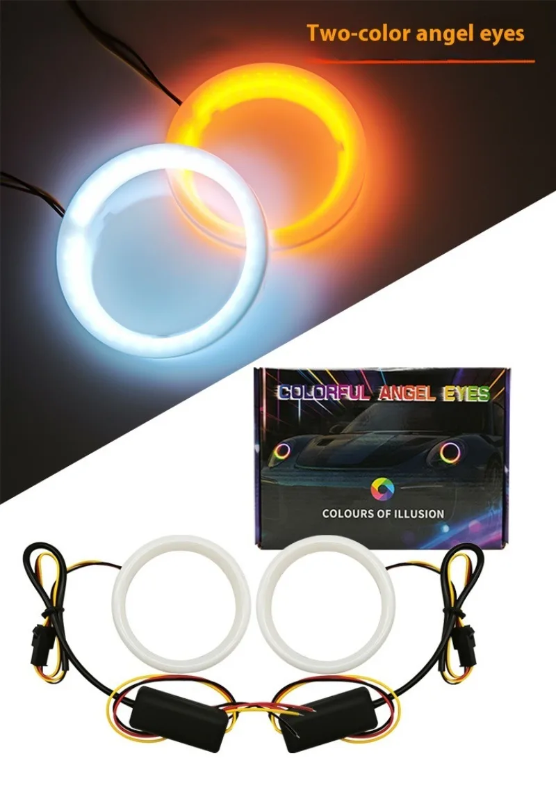 COB LED Headlight Angel Eyes Bulb Halo Ring Lamp Car Daytime Running Light DRL Fog Light DC 12V Styling Light Decorative Lights
COB LED Headlight Angel Eyes Bulb Halo Ring Lamp Car Daytime Running Light DRL Fog Light DC 12V Styling Light Decorative Lights