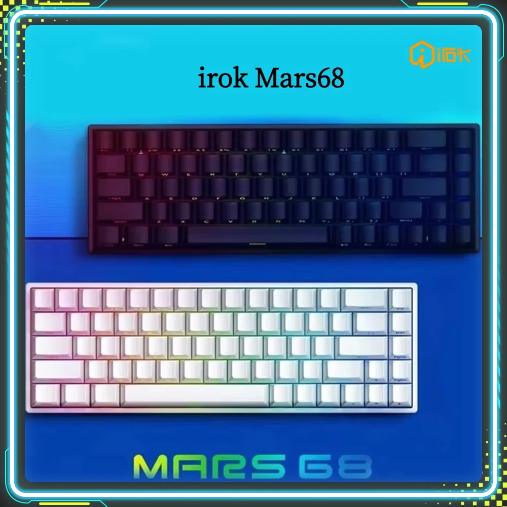 Irok Mars68pro Магнитный переключатель Механические клавиатуры 8k Беспроводная игровая клавиатура с низкой задержкой на заказ ПК Аксессуары для киберспорта Подарки
Irok Mars68pro Магнитный переключатель Механические клавиатуры 8k Беспроводная игровая клавиатура с низкой задержкой на заказ ПК Аксессуары для киберспорта Подарки