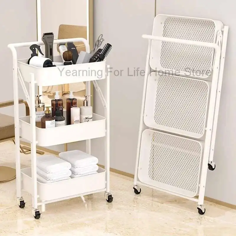 Salon Protable Cart Auxiliary Furniture Barber Circular Trolley Hair Wheels Beauty Folding Equipment Muebles Belleza Spa
Salon Protable Cart Auxiliary Furniture Barber Circular Trolley Hair Wheels Beauty Folding Equipment Muebles Belleza Spa
