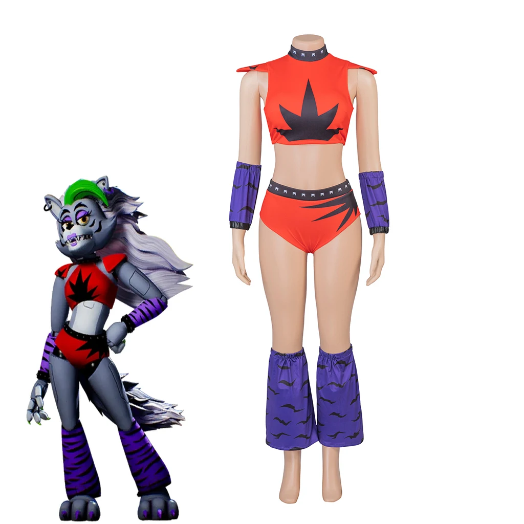 Game Roxy Wolf Cosplay Costume Sexy Women Crop Top Shorts Full Set Battle Suit Halloween Carnival Party Disguise Uniform
Game Roxy Wolf Cosplay Costume Sexy Women Crop Top Shorts Full Set Battle Suit Halloween Carnival Party Disguise Uniform
