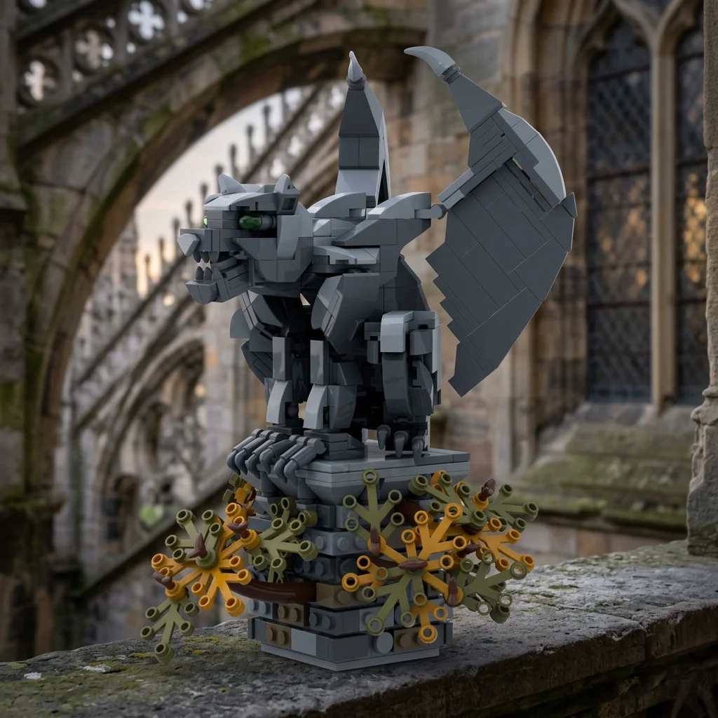 MOC Mythical Gargoyle Building Blocks Gothic Winged Monster Statue DIY Small Bricks Assembly Model For Adults Fans Gift Decor
MOC Mythical Gargoyle Building Blocks Gothic Winged Monster Statue DIY Small Bricks Assembly Model For Adults Fans Gift Decor