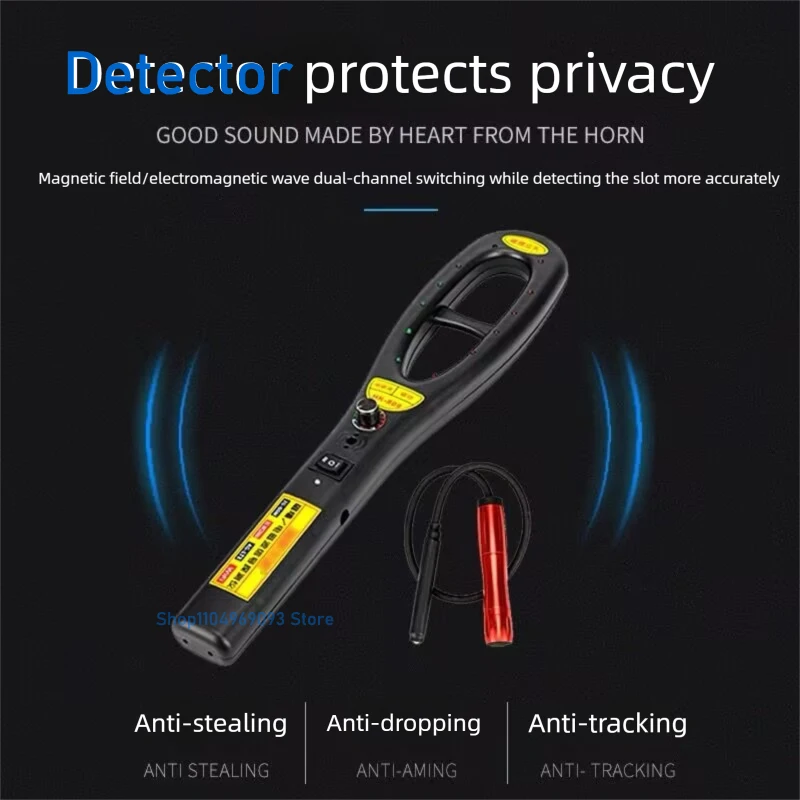 HK809 Легкий ручной GPS-трекер Детектор Антишпионская скрытая камера Wi-Fi RF Подметальная машина ошибок с цифровым магнитным обнаружением и звуковой сигнализацией 
HK809 Легкий ручной GPS-трекер Детектор Антишпионская скрытая камера Wi-Fi RF Подметальная машина ошибок с цифровым магнитным обнаружением и звуковой сигнализацией