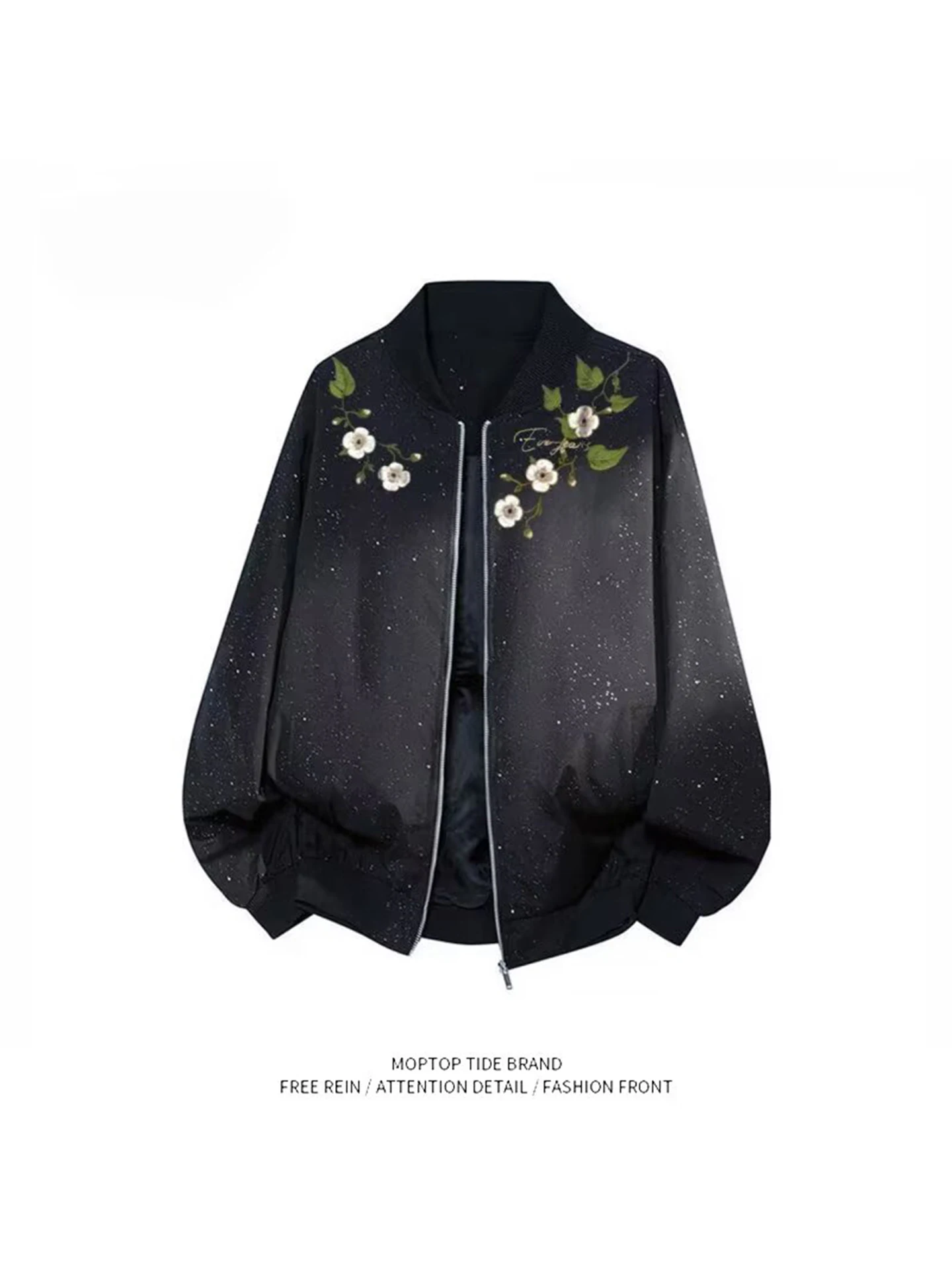 Весенне-осенняя универсальная бейсбольная куртка в американском стиле с принтом звезд, свободного кроя, повседневная верхняя одежда для пар, уличный стиль
Весенне-осенняя универсальная бейсбольная куртка в американском стиле с принтом звезд, свободного кроя, повседневная верхняя одежда для пар, уличный стиль