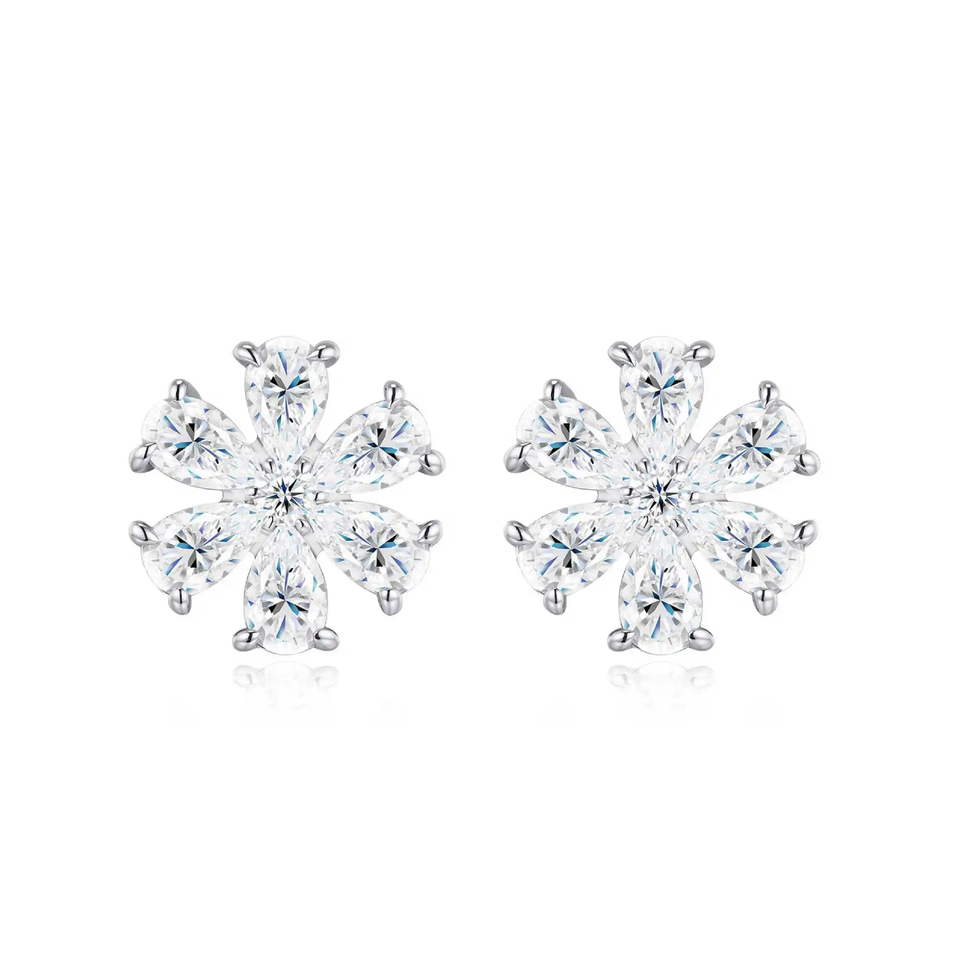 Серьги Jewlara «Подсолнух» из серебра 925 пробы с муассанитом, женские серьги «Снежинка», легкие роскошные украшения
Серьги Jewlara «Подсолнух» из серебра 925 пробы с муассанитом, женские серьги «Снежинка», легкие роскошные украшения