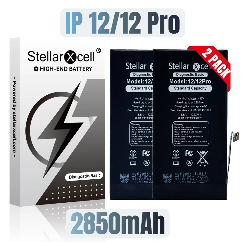 2PCS StellarXcell Diagnostic Battery basic show genuine part no pop up message for iphone12 13 14 15 mini plus pro Promax tools
2PCS StellarXcell Diagnostic Battery basic show genuine part no pop up message for iphone12 13 14 15 mini plus pro Promax tools