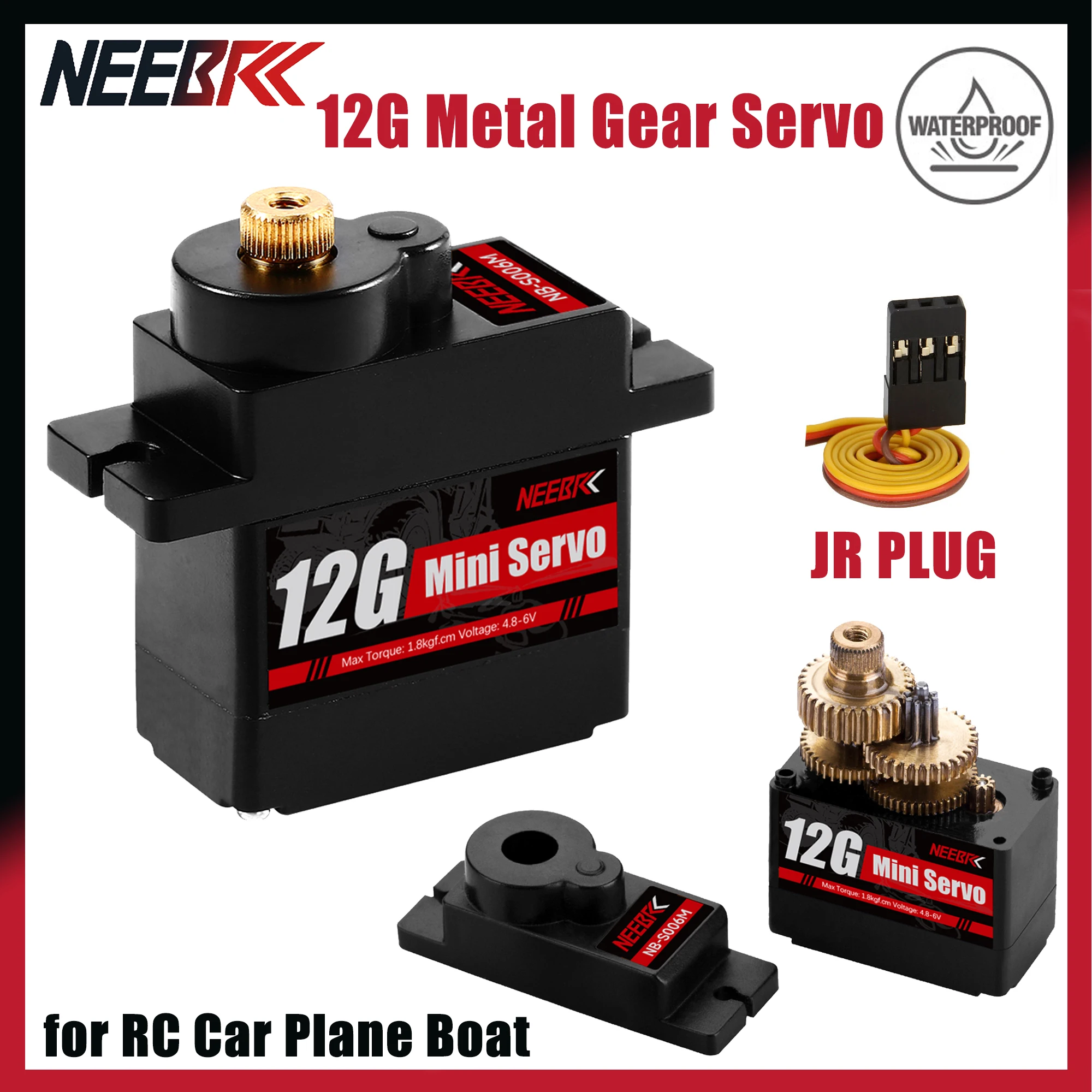 NEEBRC 12 г водонепроницаемый микроцифровой сервопривод с металлической шестерней для 1/24 SCX24 RC Car 450 Helicoper SG90 MG90S WLtoys Запчасти для самолетов и роботов
NEEBRC 12 г водонепроницаемый микроцифровой сервопривод с металлической шестерней для 1/24 SCX24 RC Car 450 Helicoper SG90 MG90S WLtoys Запчасти для самолетов и роботов