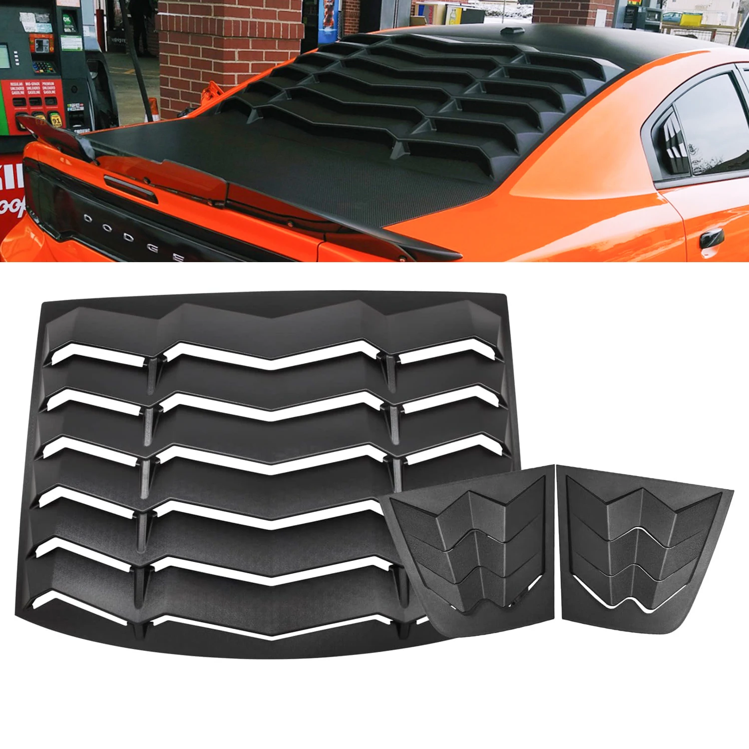 Жалюзи заднего и бокового окна для Dodge Charger 2011-2023 SXT/GT/RT/RT Scat Pack/Scat Pack Widebody/SRT Hellcat Widebody
Жалюзи заднего и бокового окна для Dodge Charger 2011-2023 SXT/GT/RT/RT Scat Pack/Scat Pack Widebody/SRT Hellcat Widebody