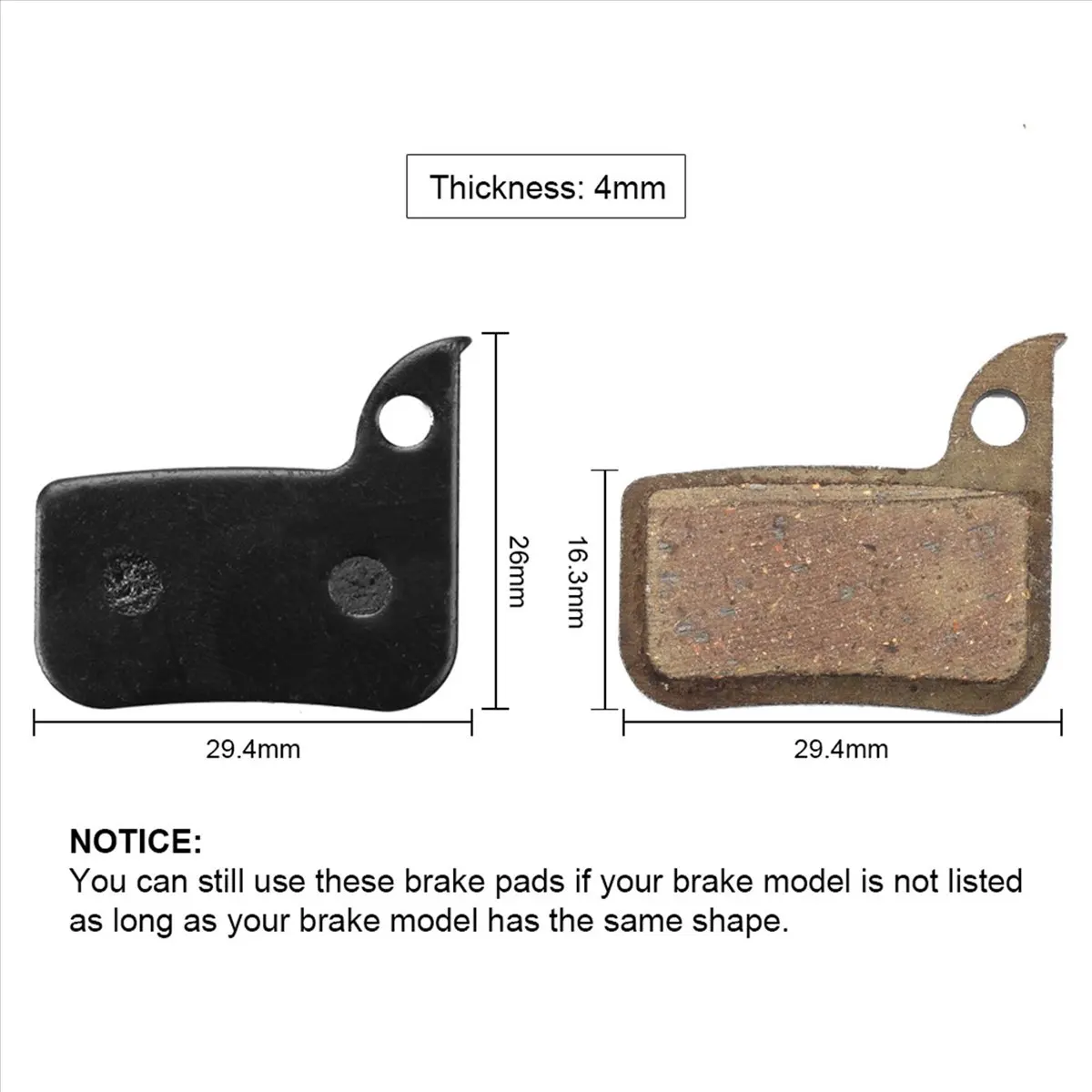 XFDZ 12 Pairs Organic MTB Bike Brake Pads Cycling Road Bicycle Resin Disc Brake for SRAM HRD Red 22 B1 HRD Force 22 HRD CX1
XFDZ 12 Pairs Organic MTB Bike Brake Pads Cycling Road Bicycle Resin Disc Brake for SRAM HRD Red 22 B1 HRD Force 22 HRD CX1