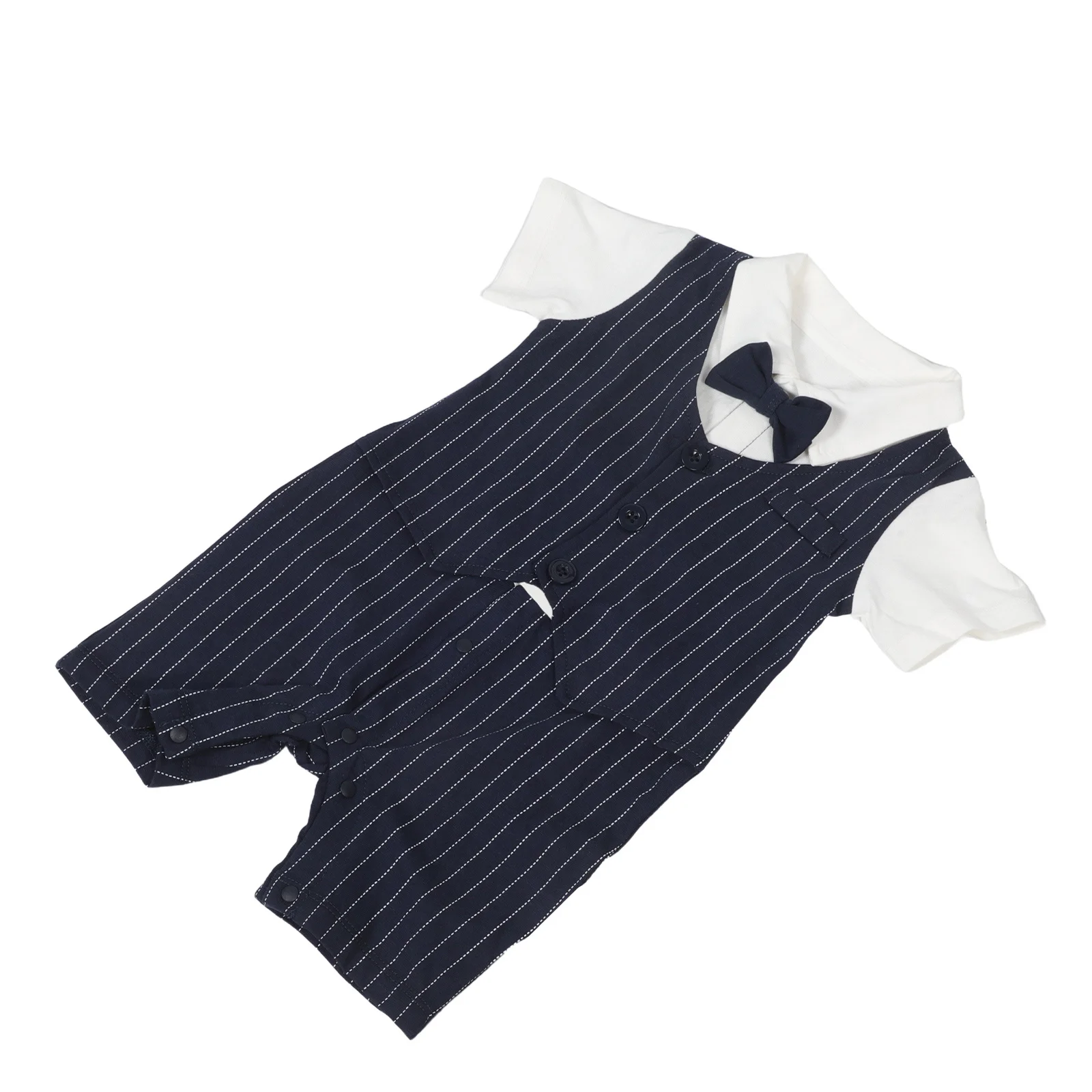 Elegant British Style Summer Short Sleeve Cotton Jumpsuit Gentleman Outfit Newborn Tuxedo Breathable Soft Infant Clothes 73Cm
Elegant British Style Summer Short Sleeve Cotton Jumpsuit Gentleman Outfit Newborn Tuxedo Breathable Soft Infant Clothes 73Cm