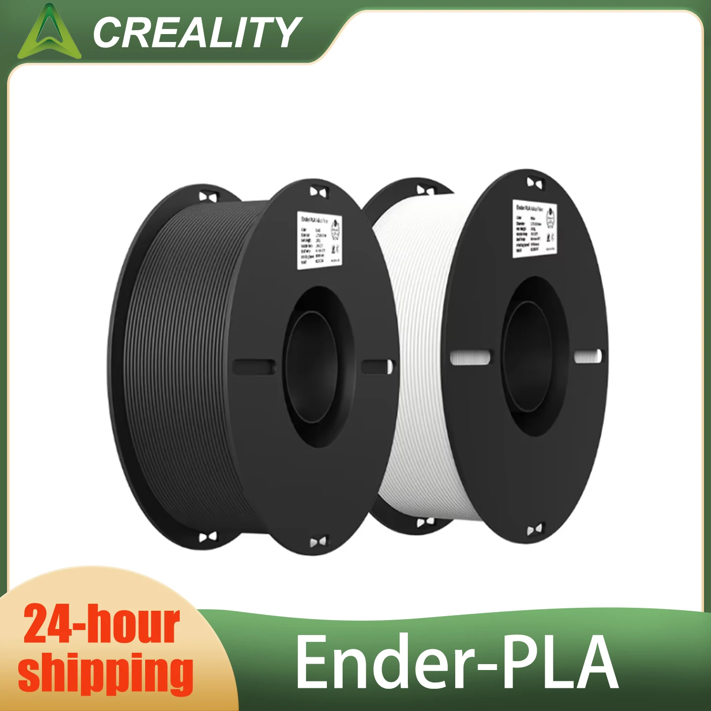 Филамент Creality PLA для 3D-принтеров, 1.75 мм, 2 кг, белый и черный, Ender-PLA, выгодный набор из 2 катушек
Филамент Creality PLA для 3D-принтеров, 1.75 мм, 2 кг, белый и черный, Ender-PLA, выгодный набор из 2 катушек