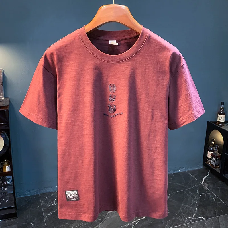 2025 Summer New American Short sleeved T-shirt Men's Fashion Simple Loose Top Casual Versatile Men's Clothing
2025 Summer New American Short sleeved T-shirt Men's Fashion Simple Loose Top Casual Versatile Men's Clothing