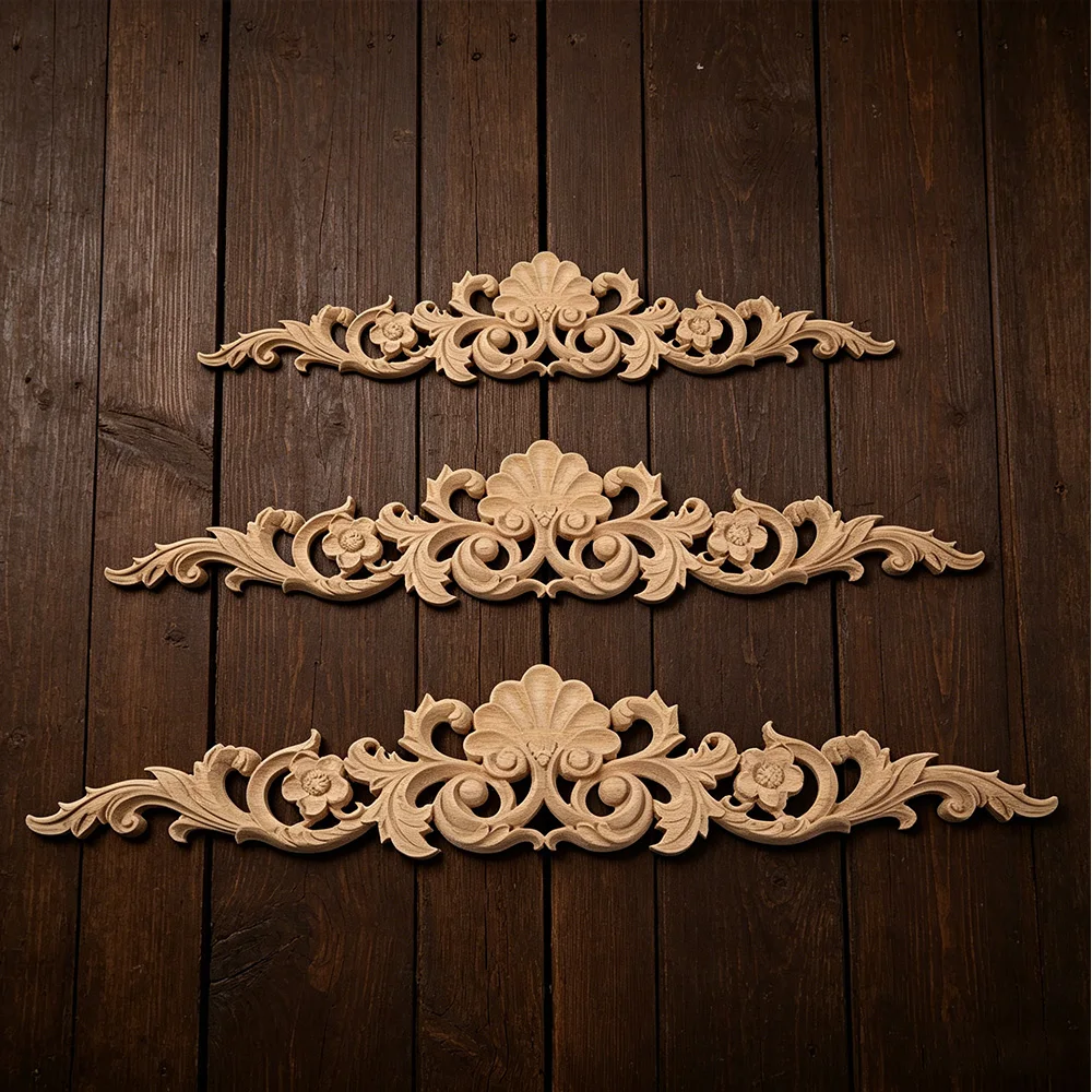 2PCS 40CM Rectangle Carving Wood Appliques for Furniture Cabinet Unpainted Wooden Mouldings Decal Vintage Home Decor Decorative
2PCS 40CM Rectangle Carving Wood Appliques for Furniture Cabinet Unpainted Wooden Mouldings Decal Vintage Home Decor Decorative