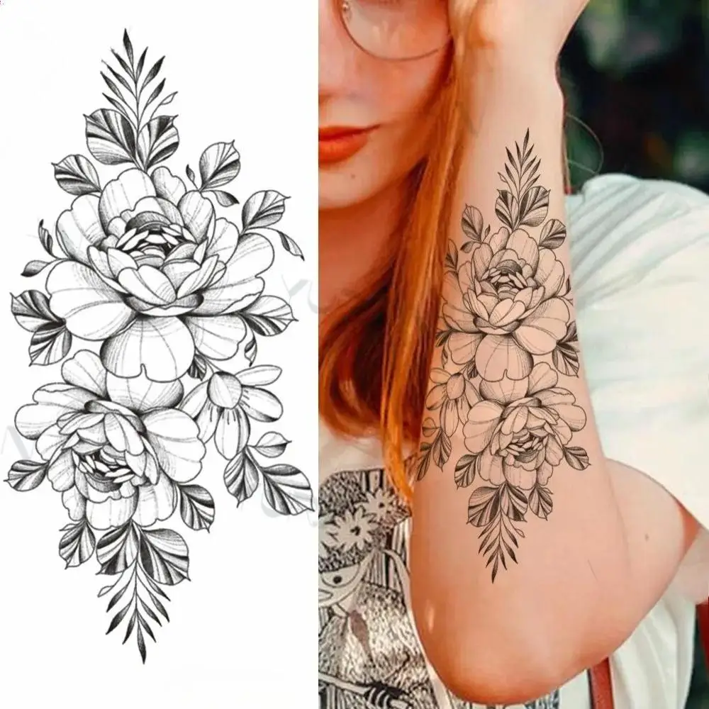 Black Snake Flower Waterproof Temporary Tattoos for Women,Fake Tattoo Stickers,rose Peony Minimalist Tattoos Girls
Black Snake Flower Waterproof Temporary Tattoos for Women,Fake Tattoo Stickers,rose Peony Minimalist Tattoos Girls