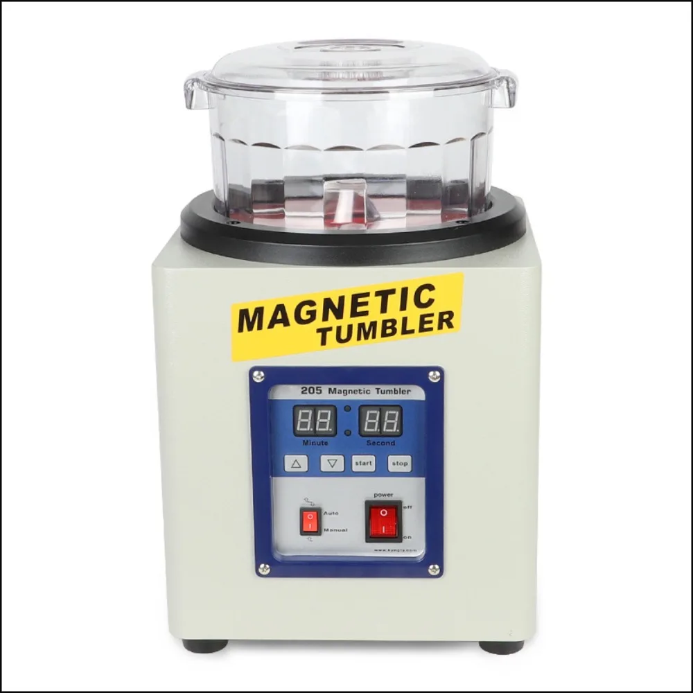 KT-205 Magnetic Polishing Machine, Automatic Forward Reverse Jewelry Polisher, Electric Timed Grinding Tool
KT-205 Magnetic Polishing Machine, Automatic Forward Reverse Jewelry Polisher, Electric Timed Grinding Tool