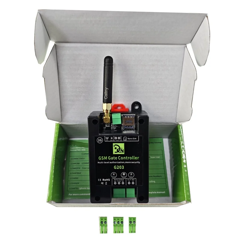 Gate Opener G203 Door Access Controller Support 2G/3G/4G for Door Garage
Gate Opener G203 Door Access Controller Support 2G/3G/4G for Door Garage