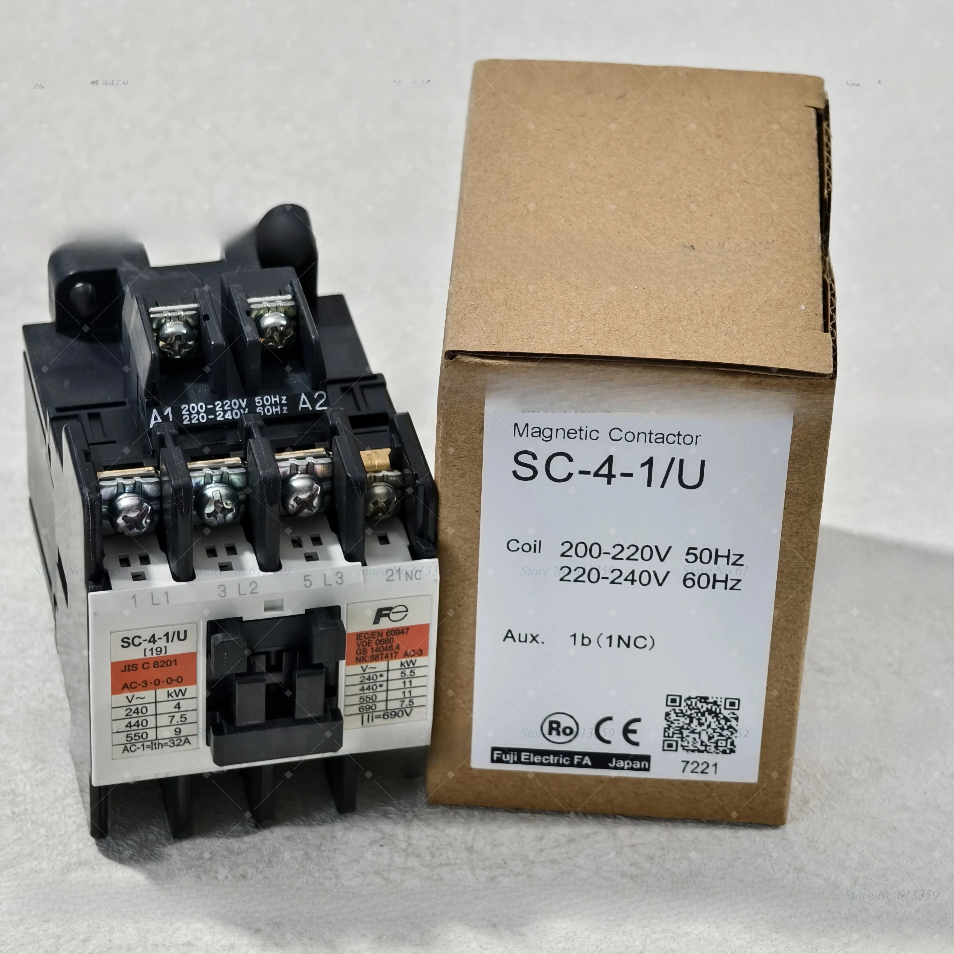 1PC New Original Genuine FUJI Contactor SC-4-1/U AC220V 21NC
1PC New Original Genuine FUJI Contactor SC-4-1/U AC220V 21NC