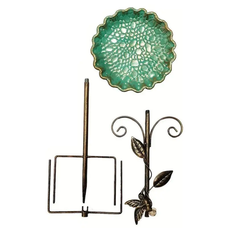 Bird Bath Bowl Yard Birdfeeder Metal Standing Birdbath Bowl Decorations Frost-proof Height Adjustable For Backyard Deck Balcony
Bird Bath Bowl Yard Birdfeeder Metal Standing Birdbath Bowl Decorations Frost-proof Height Adjustable For Backyard Deck Balcony