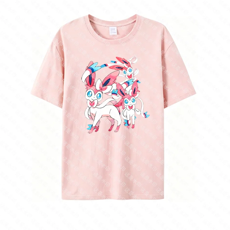 Sylveon T-shirt 100% Cotton Unisex Oversized Tee Handmade Pokemon FPerfect Gift for Shiny Pokemon Fans
Sylveon T-shirt 100% Cotton Unisex Oversized Tee Handmade Pokemon FPerfect Gift for Shiny Pokemon Fans