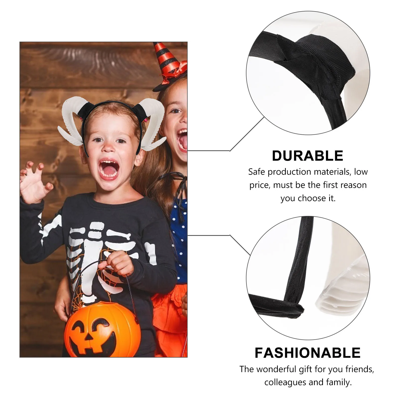 1Pcs Halloween Glowing Horn Headband White Creative Party Hairband Sheep Horn Headdress Ghost Festival Prop Halloween Hair Hoop
1Pcs Halloween Glowing Horn Headband White Creative Party Hairband Sheep Horn Headdress Ghost Festival Prop Halloween Hair Hoop