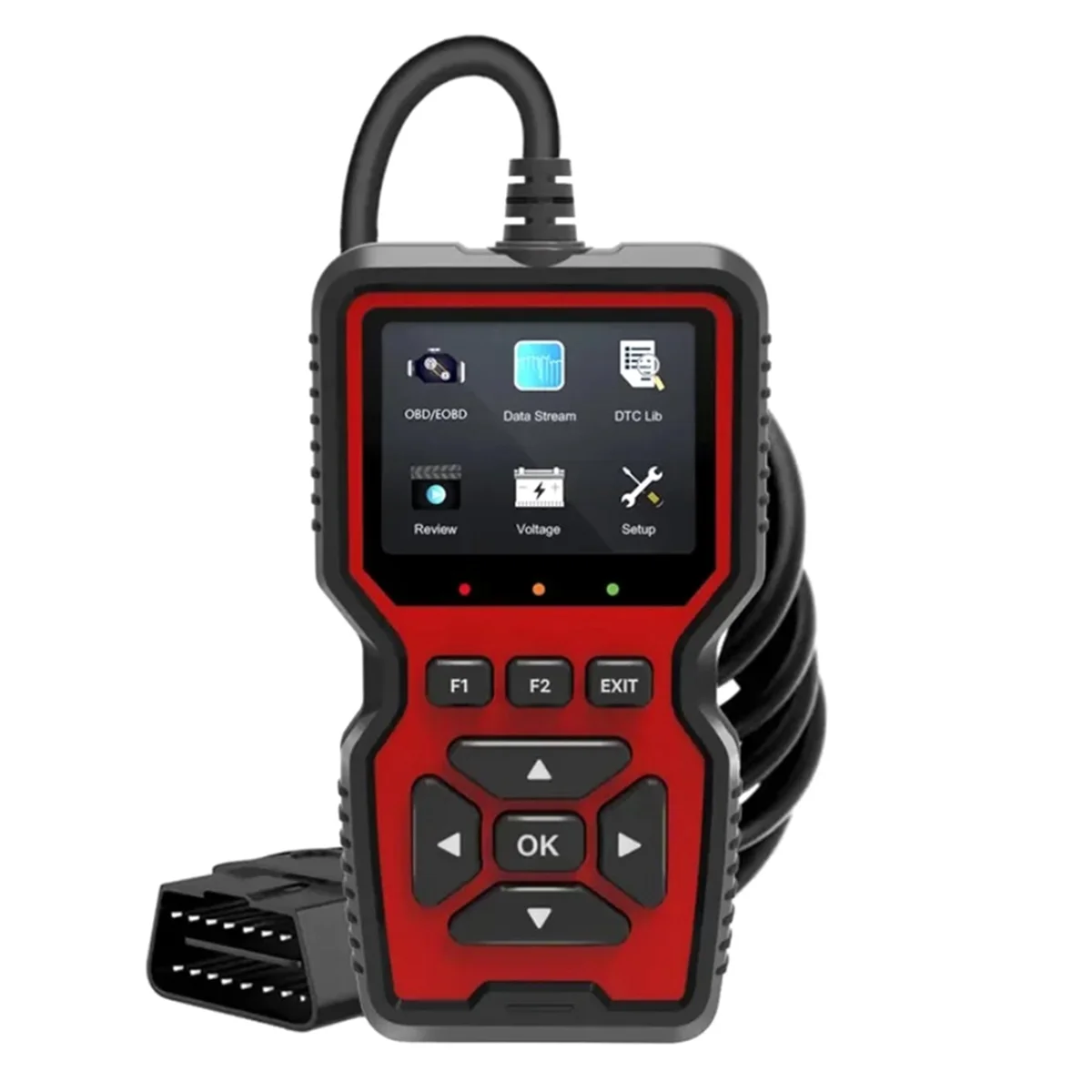 OBD2 Scanner Live Data Professional Mechanic Diagnostic Code Reader Tool For Check Engine Light Battery Voltage Test
OBD2 Scanner Live Data Professional Mechanic Diagnostic Code Reader Tool For Check Engine Light Battery Voltage Test