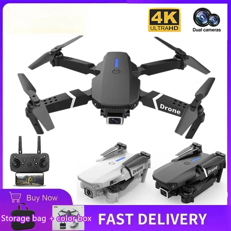Professional Mini Drone E88 4K HD Aerial Camera Wifi FPV Foldable Quadcopter RC Helicopter Toy Gift For Kids And Adults
Professional Mini Drone E88 4K HD Aerial Camera Wifi FPV Foldable Quadcopter RC Helicopter Toy Gift For Kids And Adults