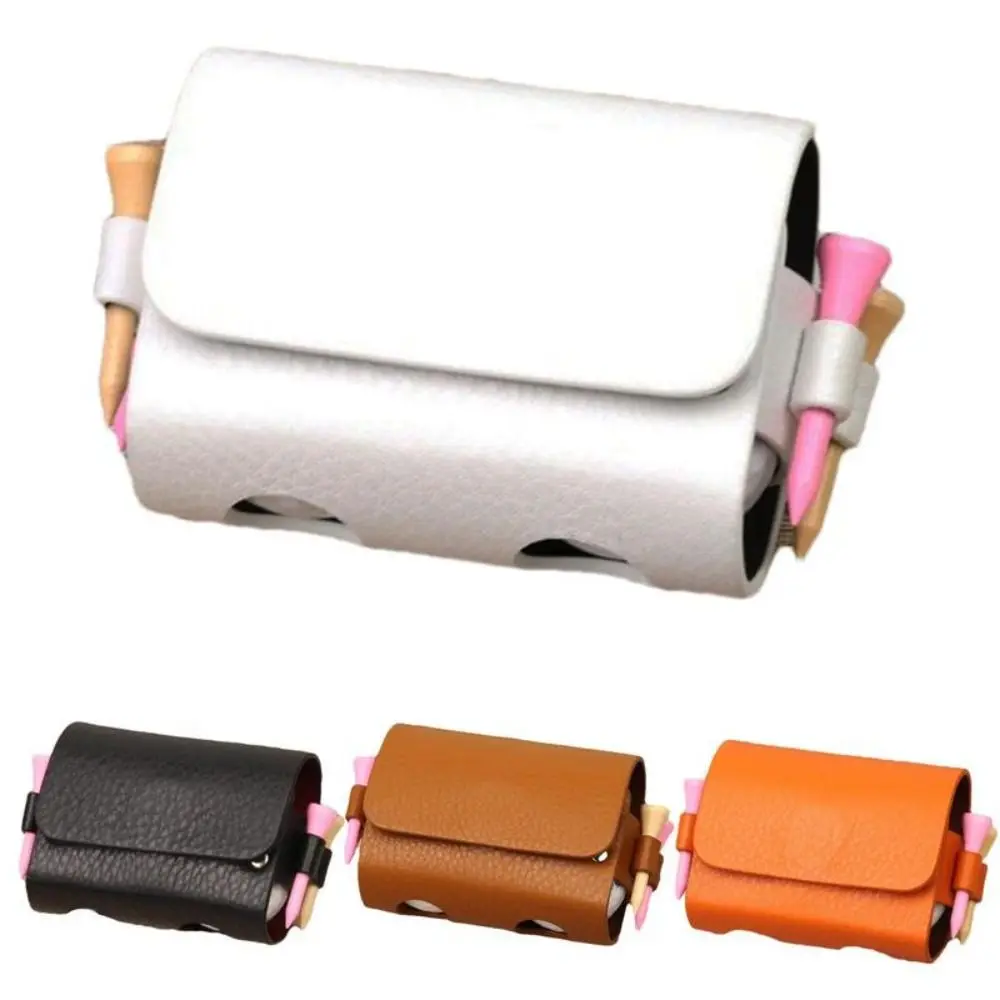 Portable 4 Golf Tees Outdoor Waist Storage Bag 2 Balls Golf Ball Bag PU Leather
Portable 4 Golf Tees Outdoor Waist Storage Bag 2 Balls Golf Ball Bag PU Leather