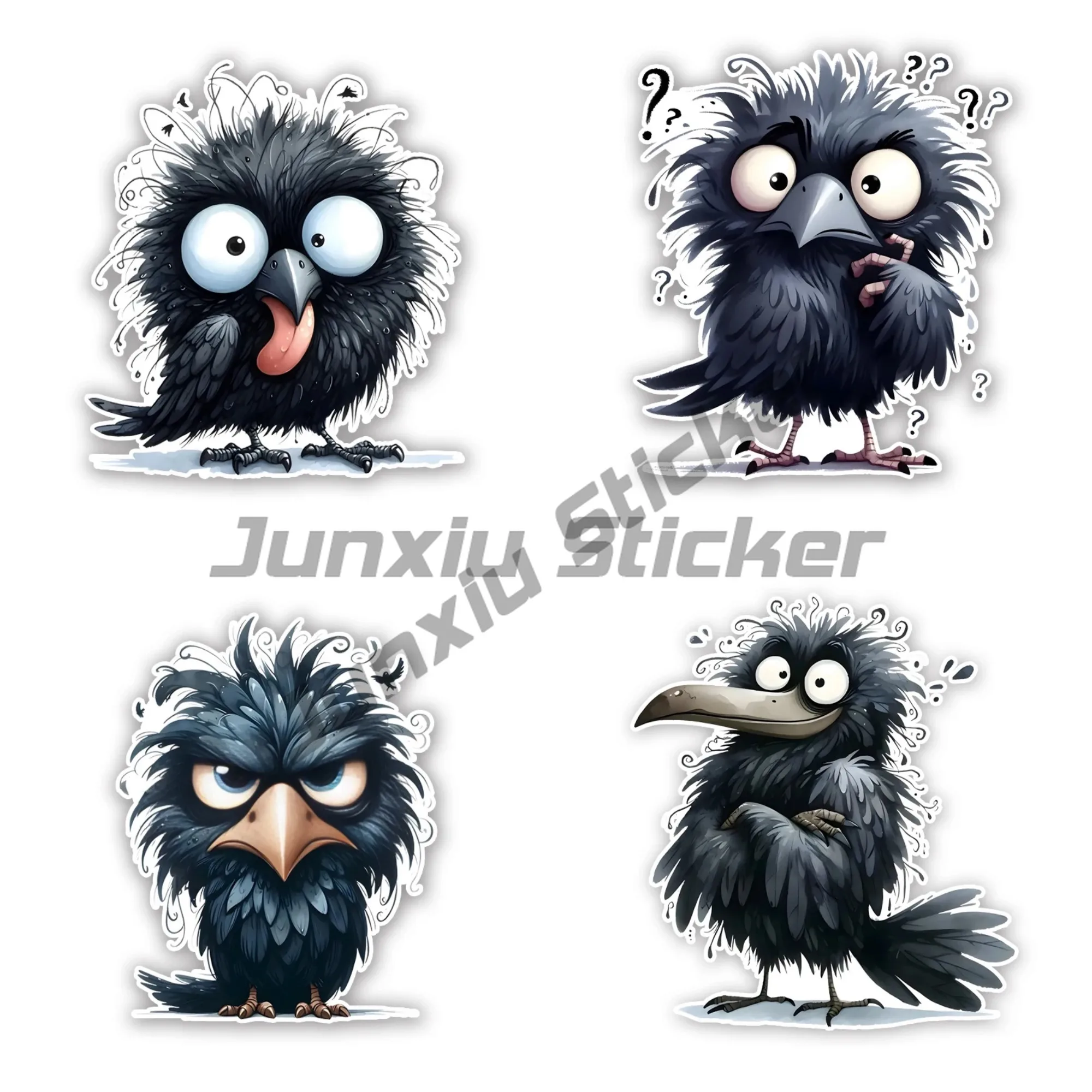Black Raven Sticker Cute Cartoon Car Stickers Scratch Covering Self-Adhesive Waterproof Decal Motorcycle Decorative Acces
Black Raven Sticker Cute Cartoon Car Stickers Scratch Covering Self-Adhesive Waterproof Decal Motorcycle Decorative Acces