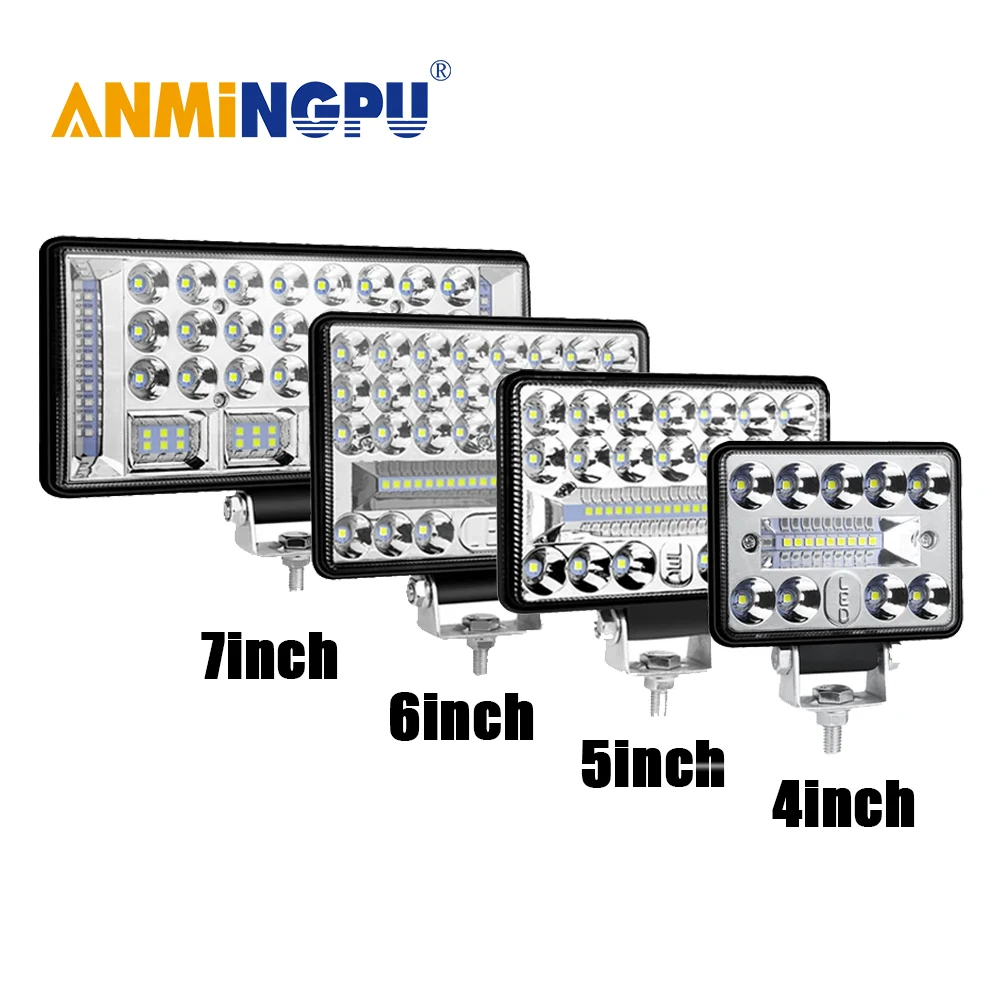 4'' 5'' 6'' 7 Inch LED Light Bar Work Light Offroad Spot Flood light for Truck Car Boat Tractor 4x4 Atv Headlights 12V 24V
4'' 5'' 6'' 7 Inch LED Light Bar Work Light Offroad Spot Flood light for Truck Car Boat Tractor 4x4 Atv Headlights 12V 24V