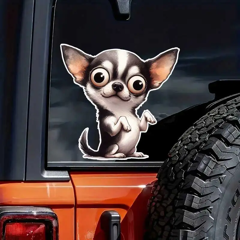Funny Chihuahua Car Sticker Vinyl Decal Waterproof Rear Window Motorcycle Camper Bumper Truck Laptop Decoration SH1534
Funny Chihuahua Car Sticker Vinyl Decal Waterproof Rear Window Motorcycle Camper Bumper Truck Laptop Decoration SH1534