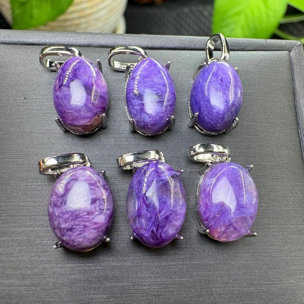 1PCS Natural Charoite Crystal Quartz Pendant Polished Crystal Reiki Healing Jewelry Gift Rock Decoration
1PCS Natural Charoite Crystal Quartz Pendant Polished Crystal Reiki Healing Jewelry Gift Rock Decoration