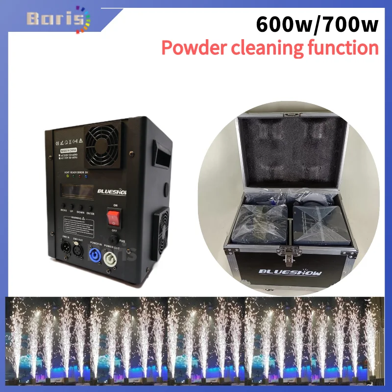 1-4pcs 700w Cold Spark Machine Or With Flightcase 600W DMX Cold Firework Machine Power Fountain Stage Wedding Spark Machine
1-4pcs 700w Cold Spark Machine Or With Flightcase 600W DMX Cold Firework Machine Power Fountain Stage Wedding Spark Machine
