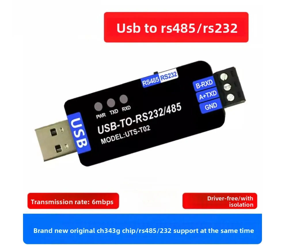 Промышленный модуль связи USB-RS485/RS232, двунаправленный полудуплексный преобразователь последовательной линии связи
Промышленный модуль связи USB-RS485/RS232, двунаправленный полудуплексный преобразователь последовательной линии связи