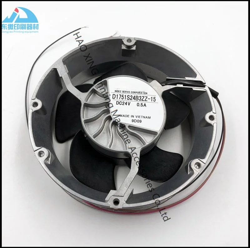 New High Quality D1751S24B3ZZ-15 Air Cooling Fan Exhaust Industrial Axial Flow Cooling Fan for Mitsubishi Printer
New High Quality D1751S24B3ZZ-15 Air Cooling Fan Exhaust Industrial Axial Flow Cooling Fan for Mitsubishi Printer