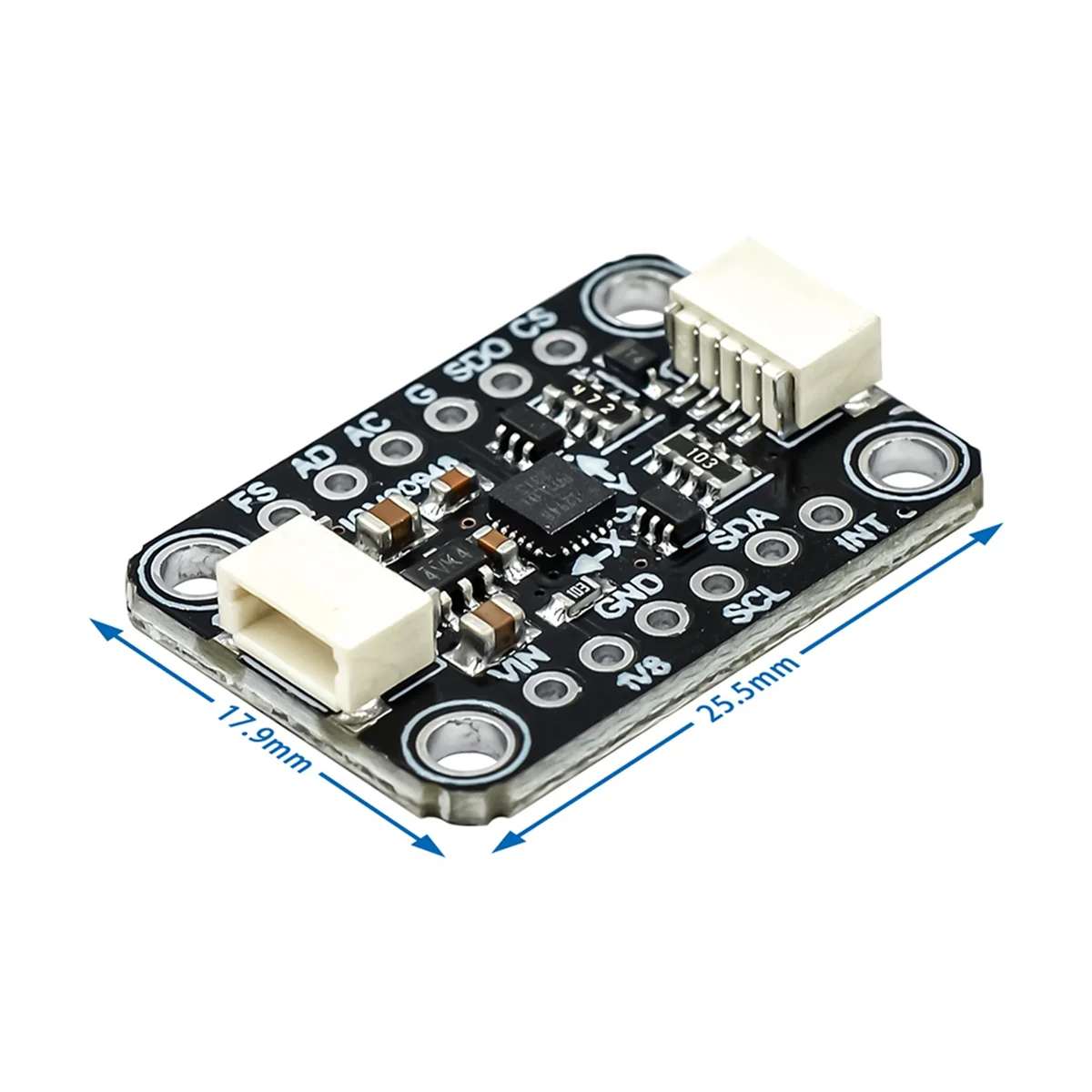9-DOF Сенсорный модуль 4554-20948 9-Dof Imu Quad Output Sensor Module с Eeprom, совместимый с Stemma Qt Qwiic
9-DOF Сенсорный модуль 4554-20948 9-Dof Imu Quad Output Sensor Module с Eeprom, совместимый с Stemma Qt Qwiic